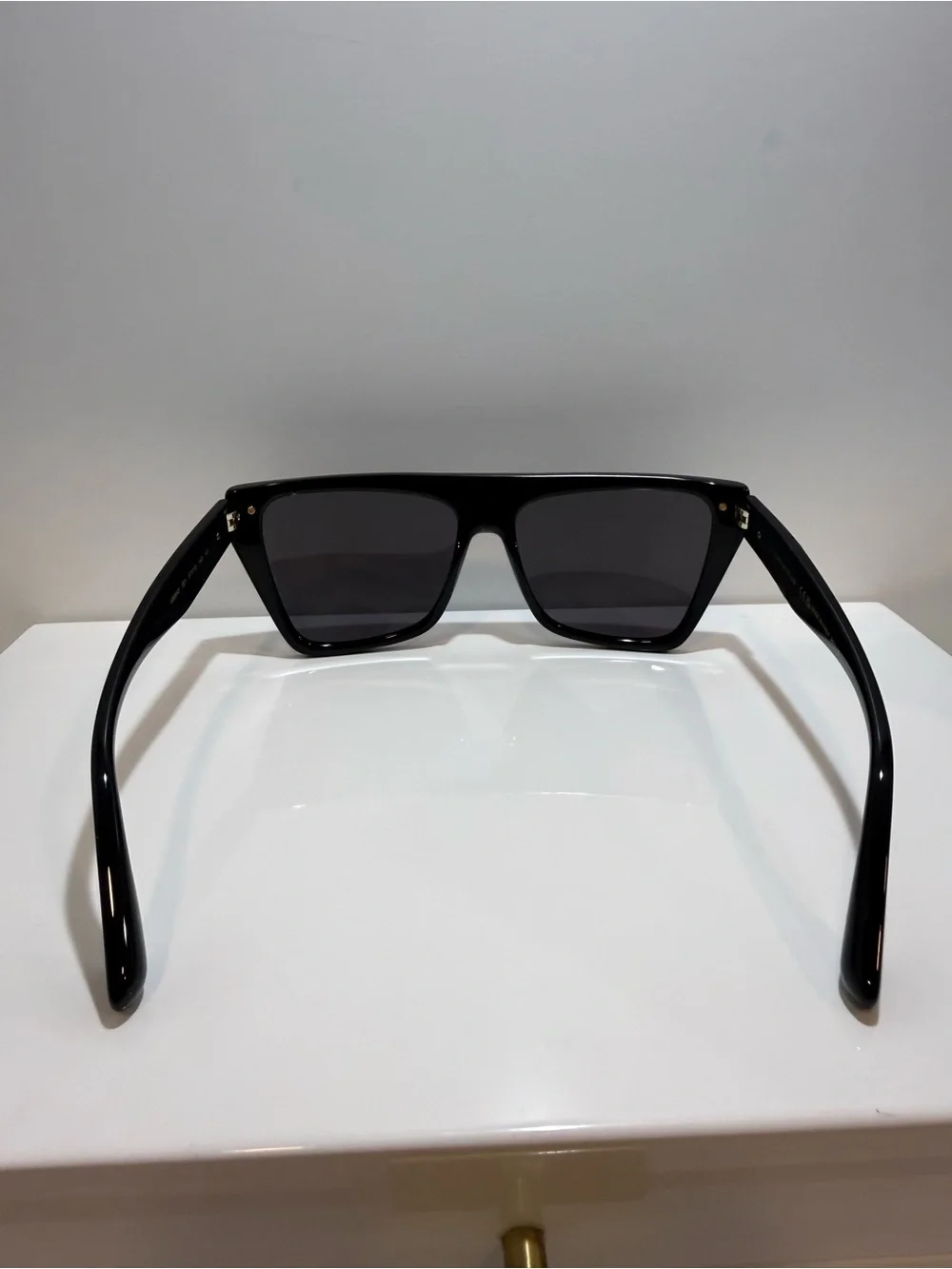 Victoria Beckham Black Acetate Sunglasses